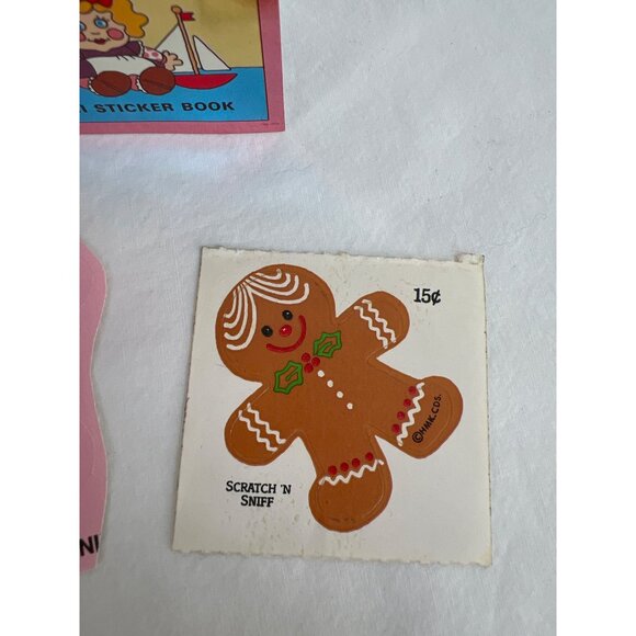 VTG 80s My Favorite Toys Mini Sticker Book Scratch N Sniff Stickers Strawberry G - Picture 3 of 9